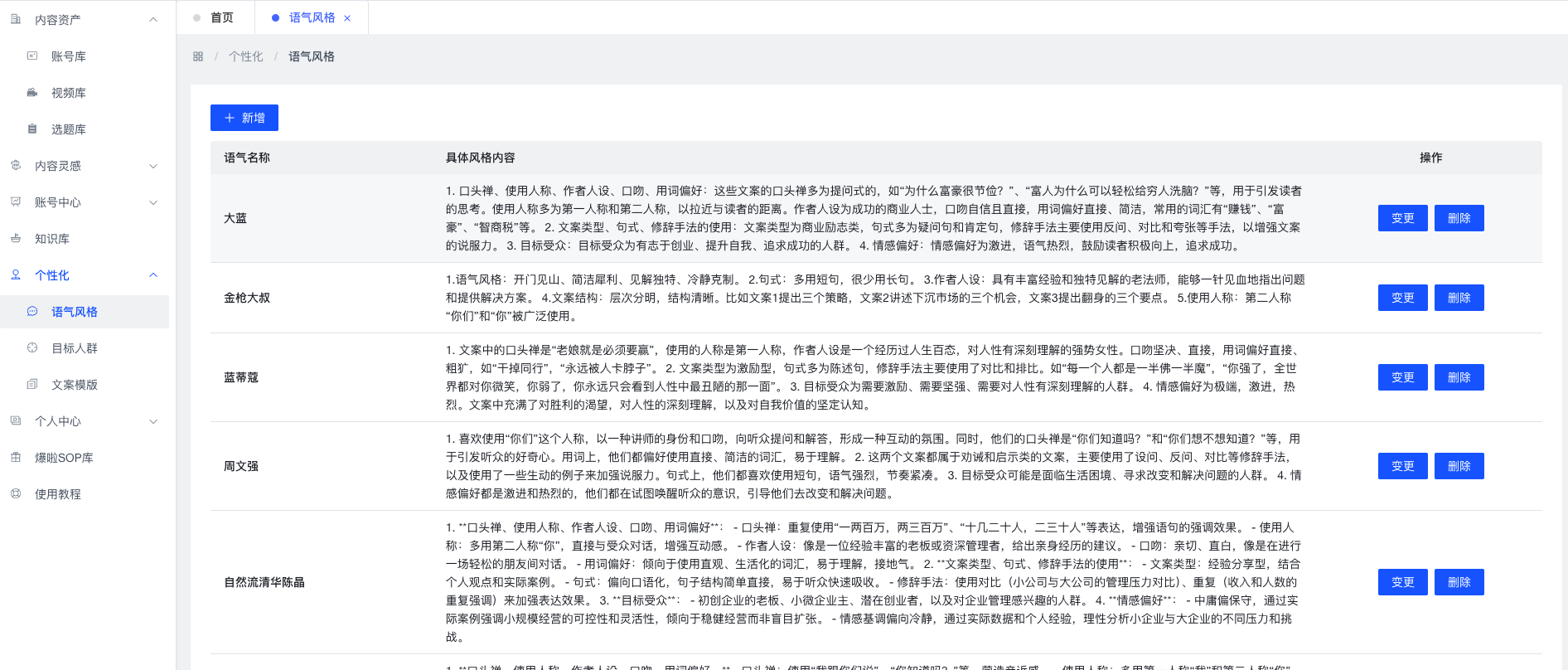 语言风格